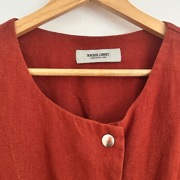 Rachel Comey Holt Jumpsuit in Rust Size 2 - Picture 3 of 3